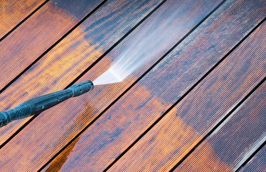 Pressure Washing Deck